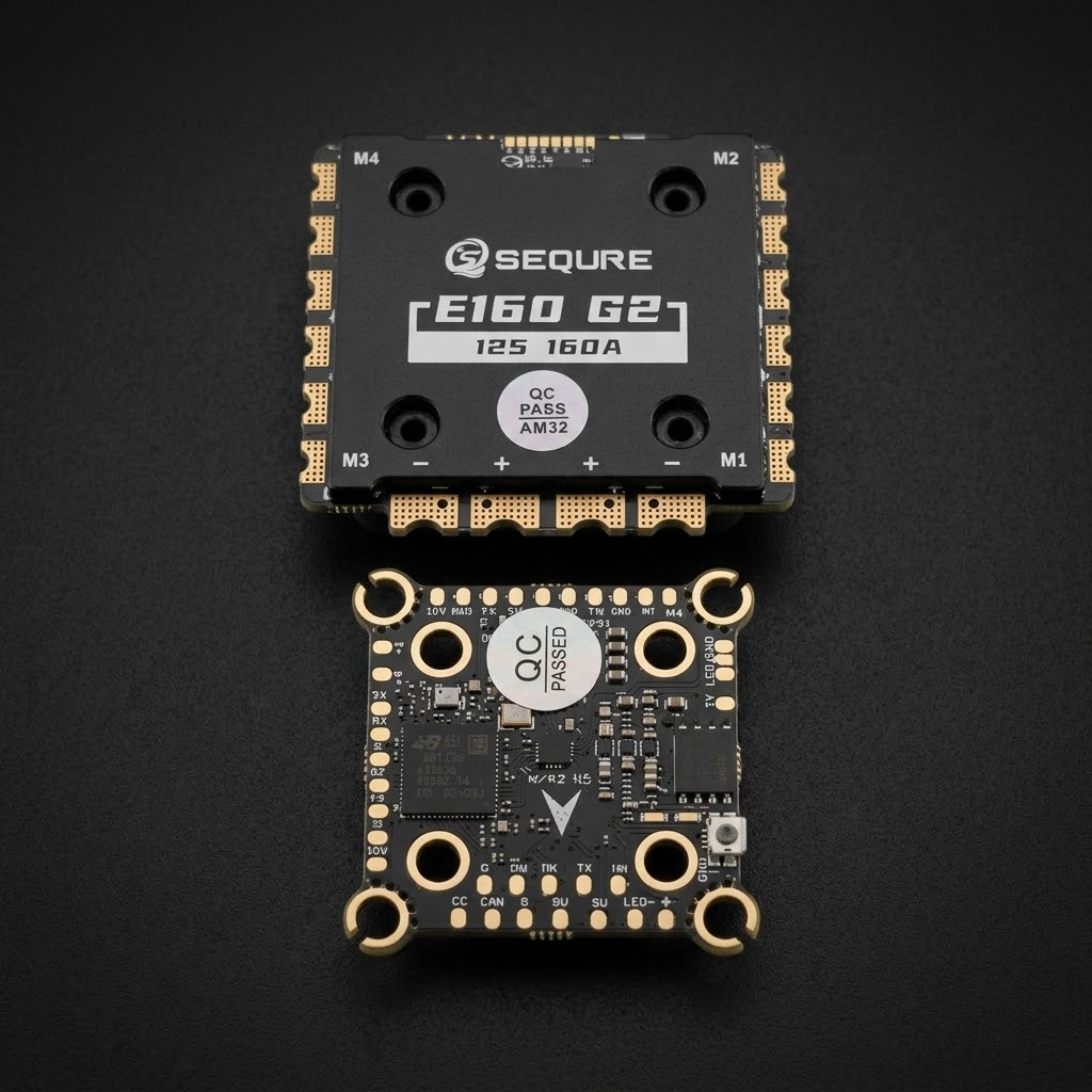 Регулятор SEQURE E160 G2 12S и полётный контроллер
