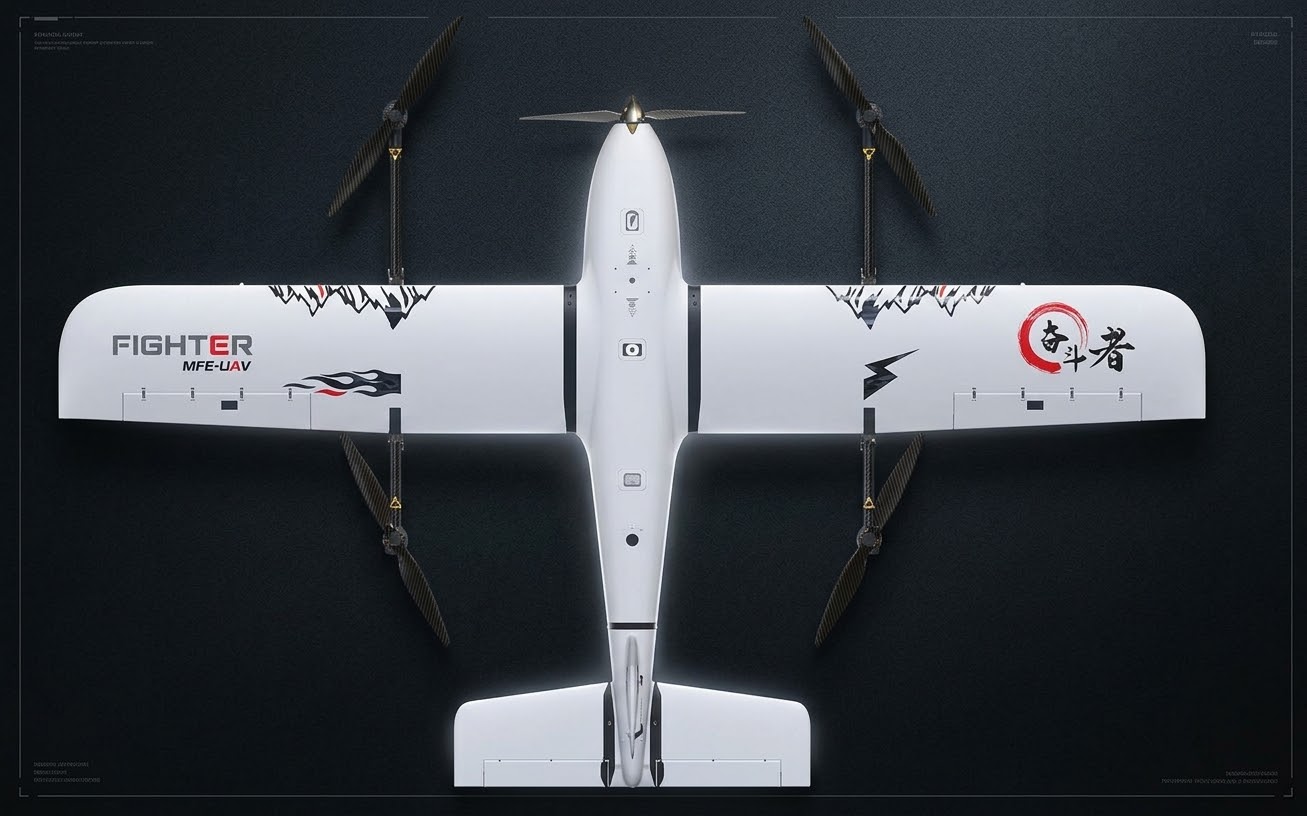 БПЛА самолётного типа MakeFlyEasy Pioneer, вид сверху